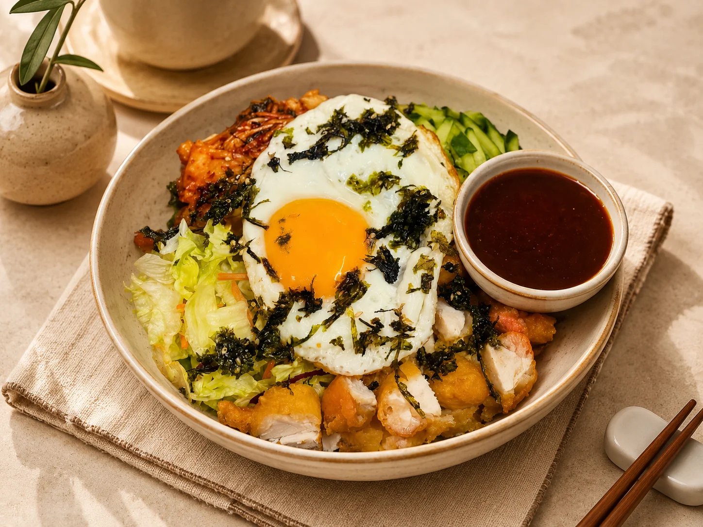 Koreansk Bibimbap