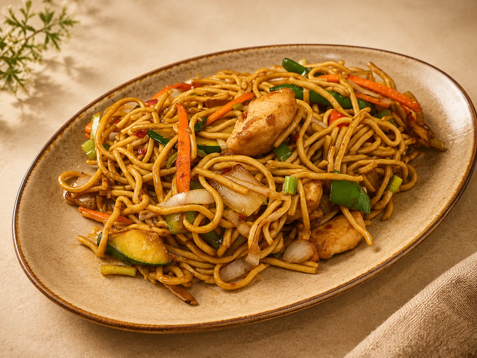 Thai Woknudlar med Kyckling (Barn)