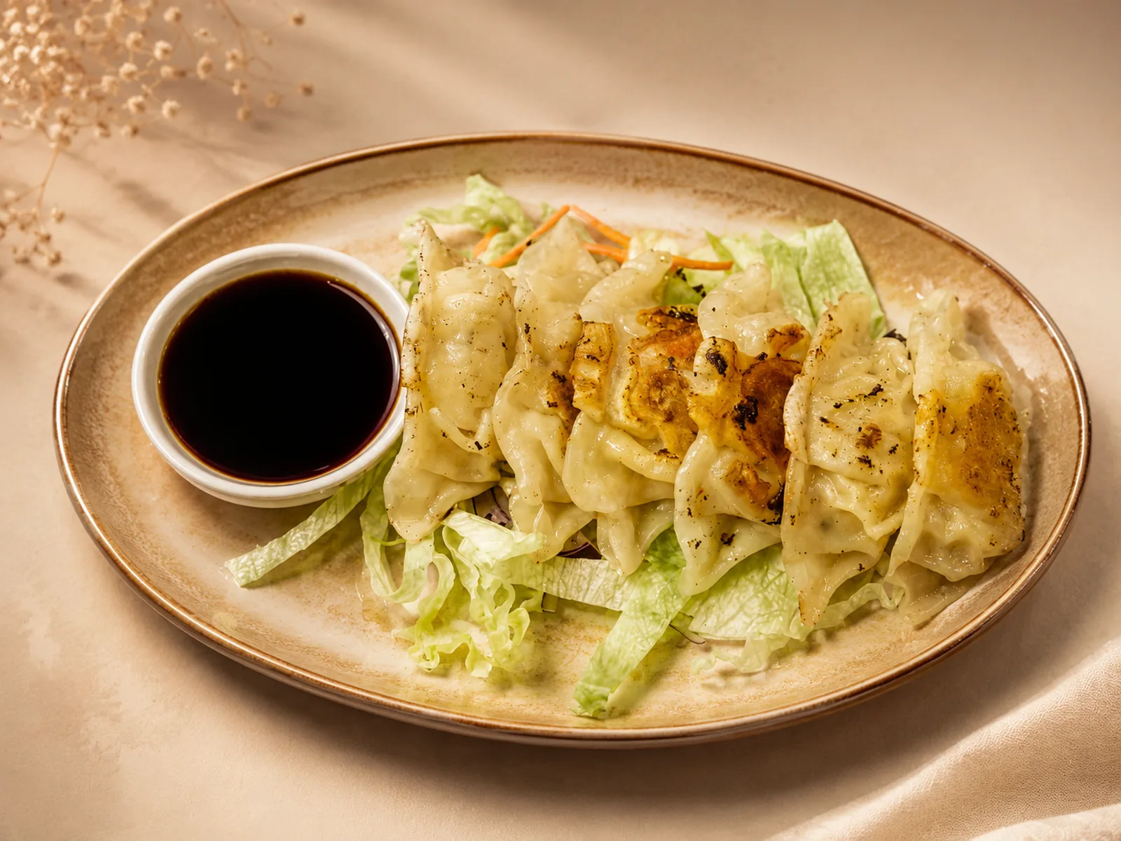 6st Pannstekta Dumpling med Kyckling (Barn)